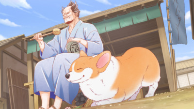 殿と犬