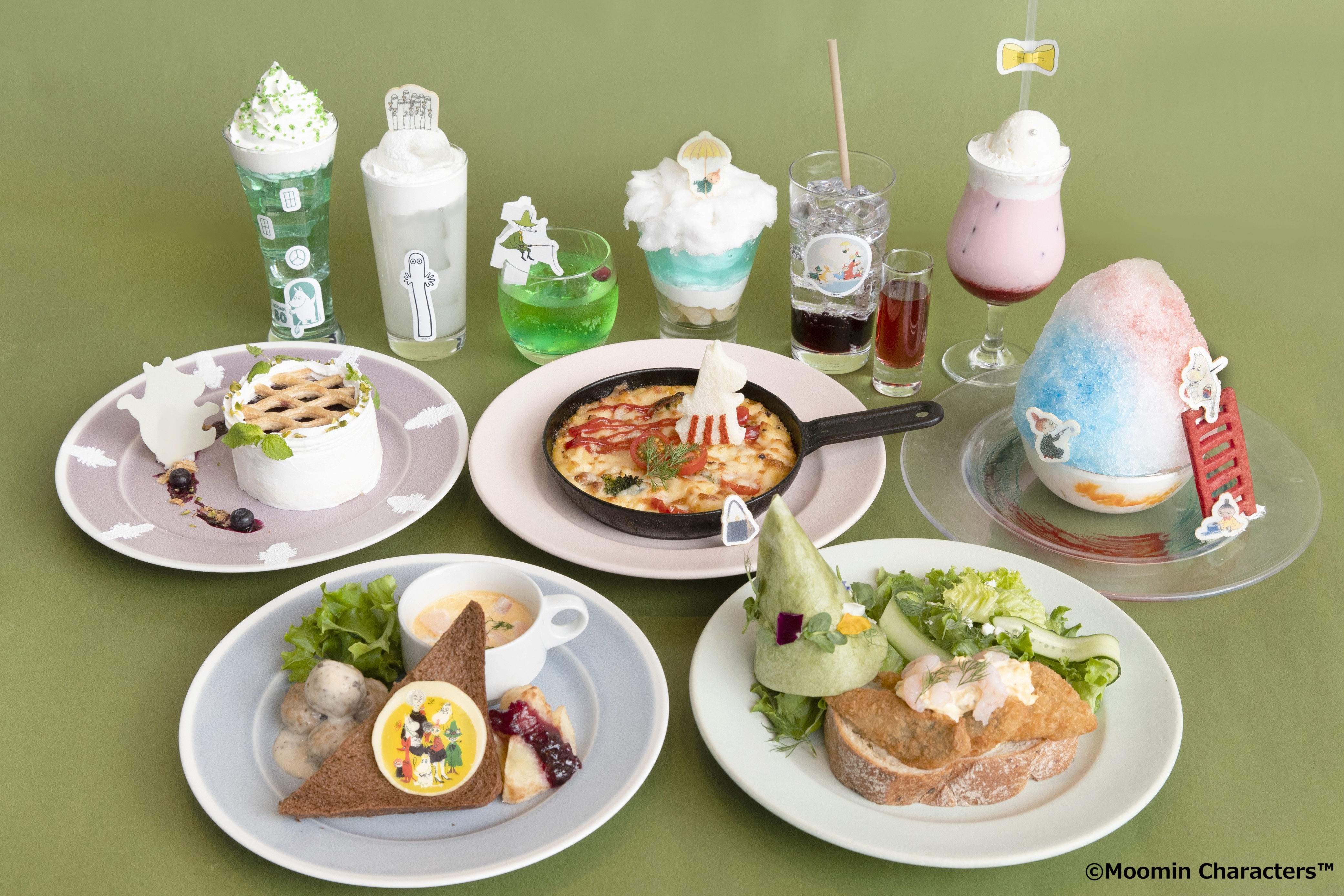 「トーベとムーミン展~とっておきのものを探しに~」コラボカフェ