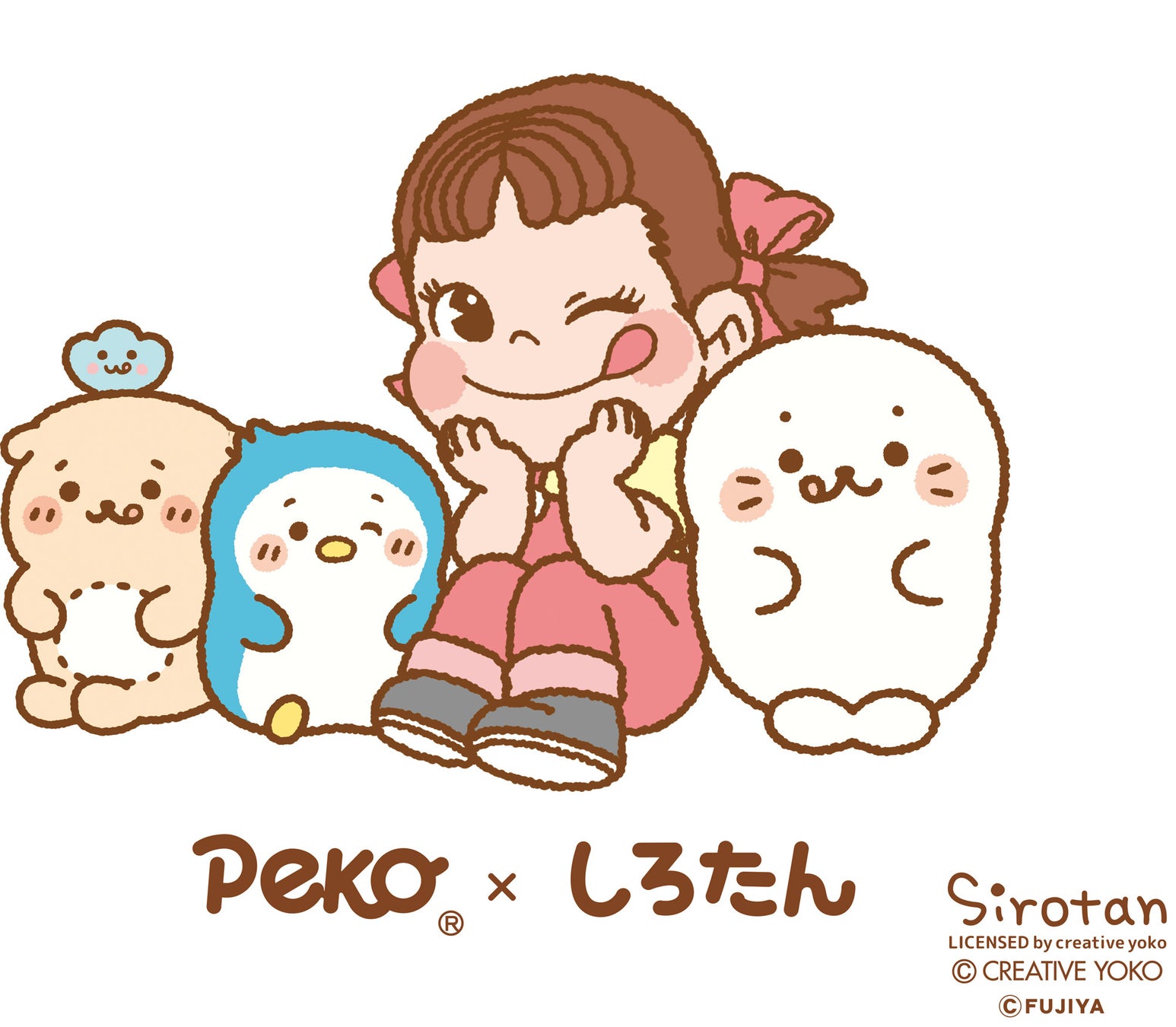 不二家洋菓子店「ペコちゃん×しろたん」大人気コラボ再び!