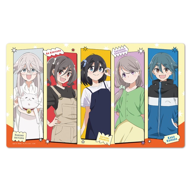 TVアニメ「mono」 キャラクターラバーマットが7月8日より受注開始
