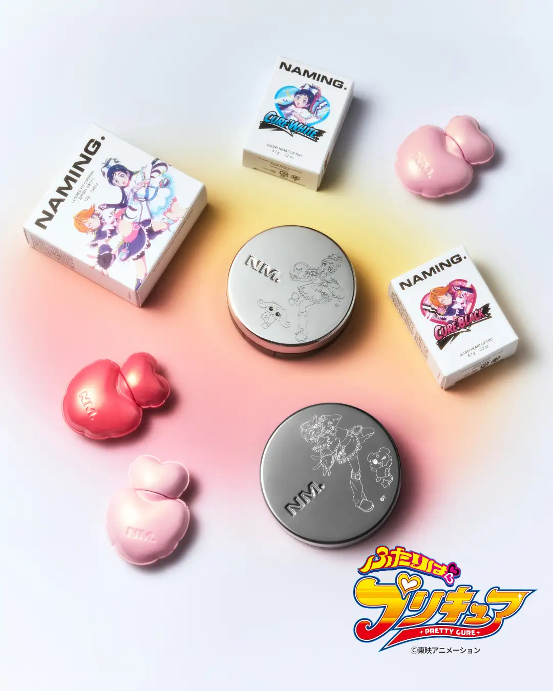 韓国発のコスメブランド「NAMING.(ネーミング)」 × ふたりはプリキュア コラボアイテムを限定発売♡