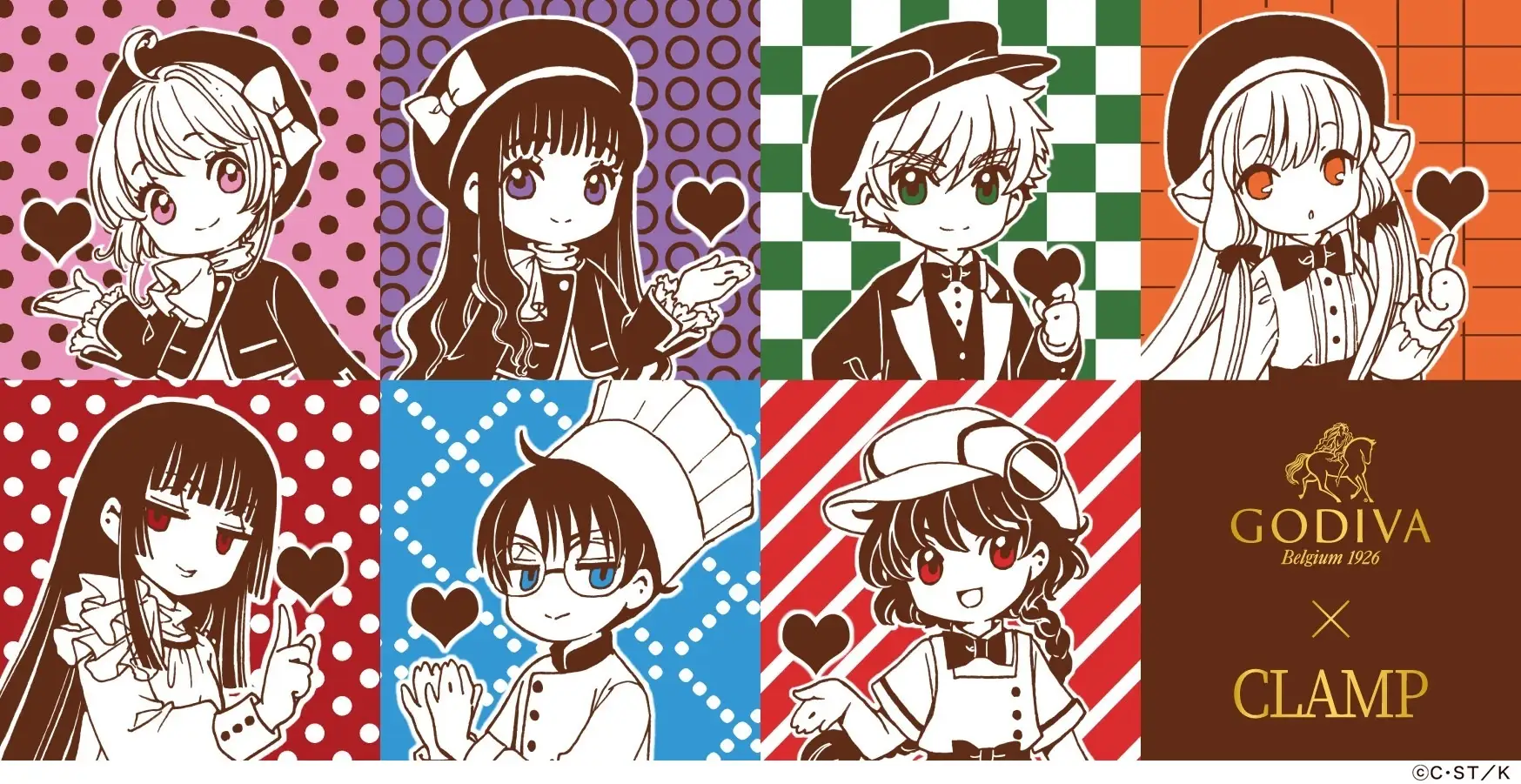 【ゴディバ×CLAMP】夢のコラボレーション決定！ 描き下ろしアートとともに贈る、特別なチョコレートコレクション♪