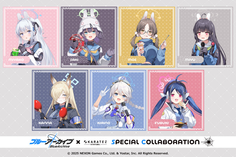 「ブルーアーカイブ × カラオケの鉄人」コラボ開催決定！ ～ブルアカの世界をカラ鉄で楽しもう♪～