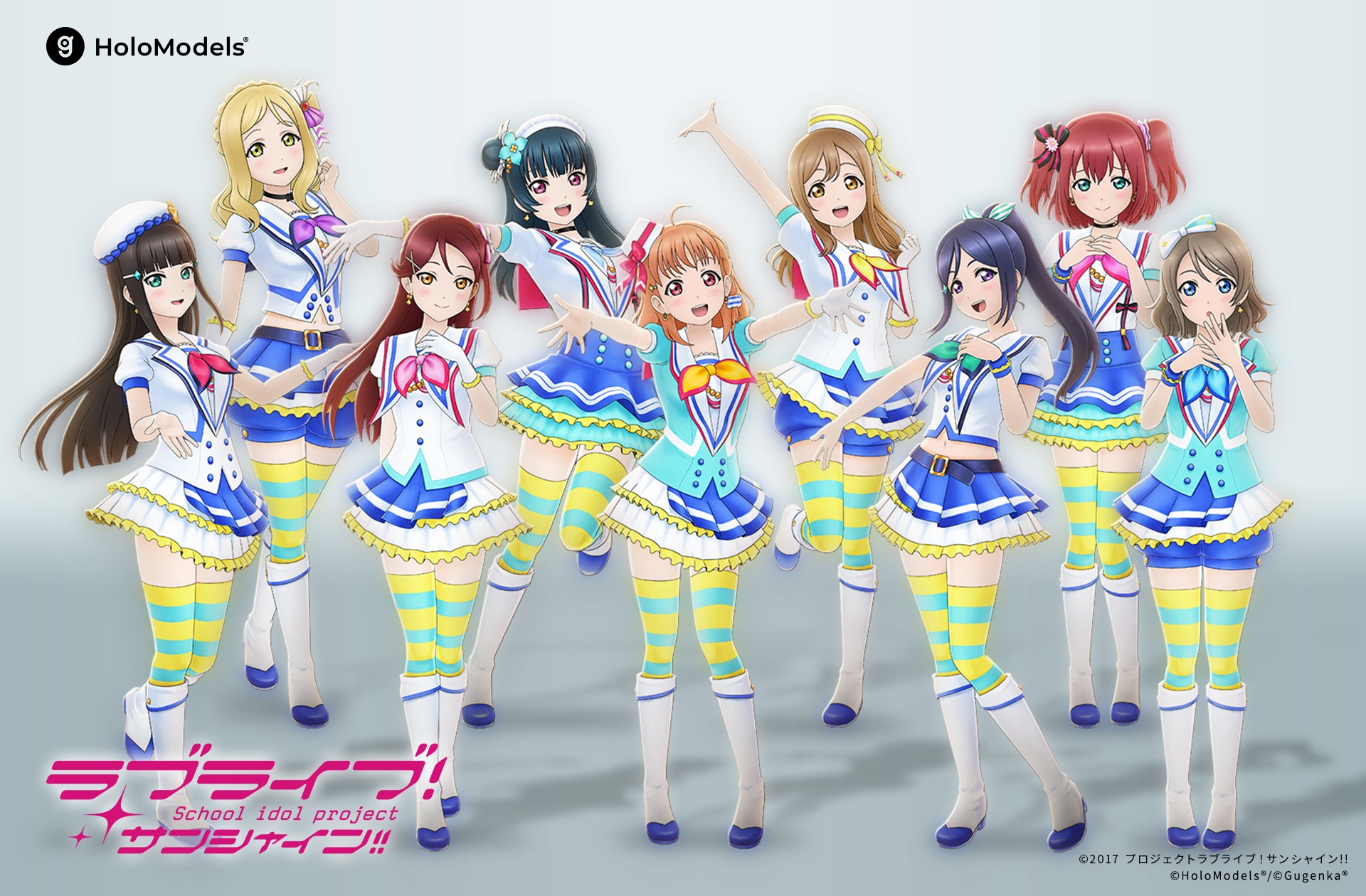 「ラブライブ！サンシャイン!!」より青空Jumping Heart衣装のホロモデルが8月29日に発売！
