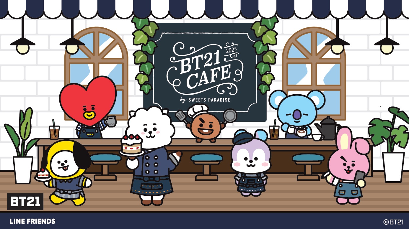BT21タイアップカフェ in スイーツパラダイス