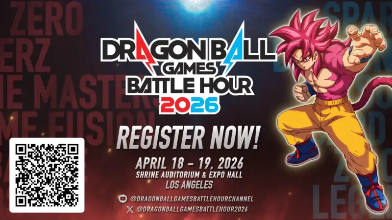 ドラゴンボールファン必見！ 「ドラゴンボールゲームスバトルアワー2026」開催！Youtube配信も決定！