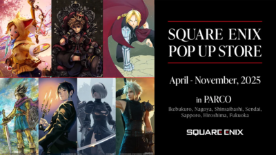 『SQUARE ENIX POP UP STORE 札幌・広島・福岡PARCO』鋼の錬金術師や黒執事なども！スクエニファン必見のアイテムが勢ぞろい！