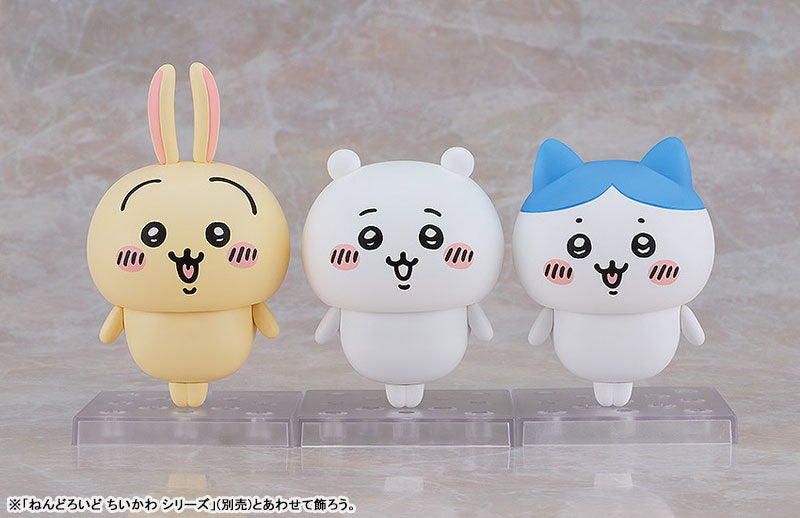 【再販】『ちいかわ』から「ちいかわ」「ハチワレ」「うさぎ」がねんどろいどで再び登場！ 自由なポージングで、あの毎日がもっと身近に♪