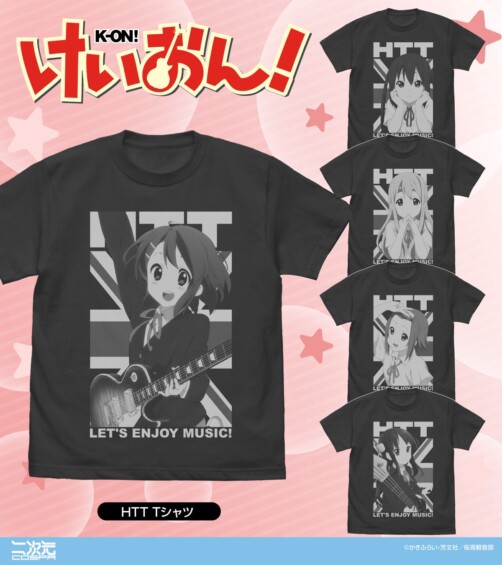 「LET’S ENJOY MUSIC!」放課後ティータイムの新グッズ登場！ 『けいおん！』よりTシャツ＆ニュースペーパーバッグが発売決定！
