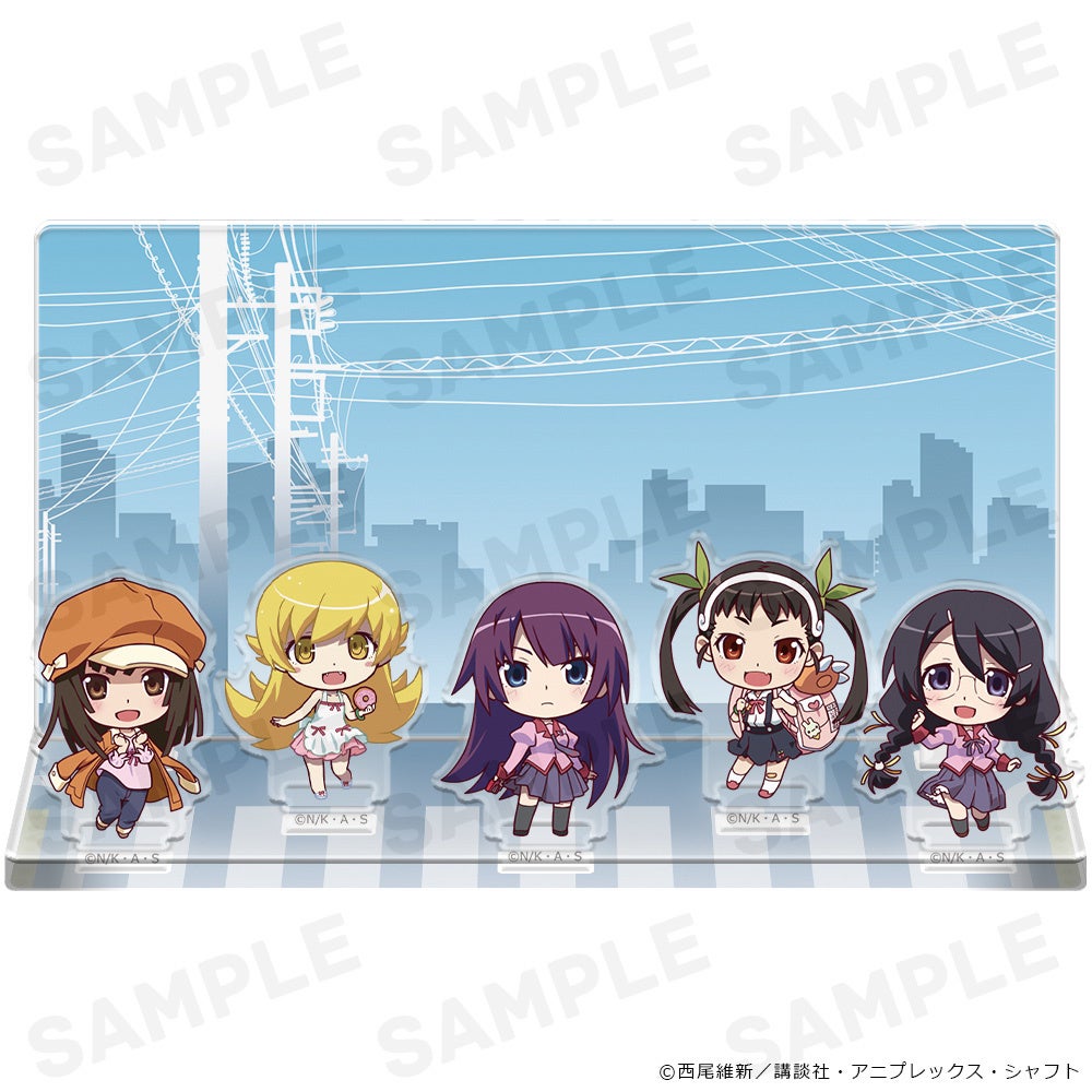 ＜物語＞シリーズの新作グッズ受注開始！ひたぎ＆翼＆撫子＆真宵＆忍が大集合！