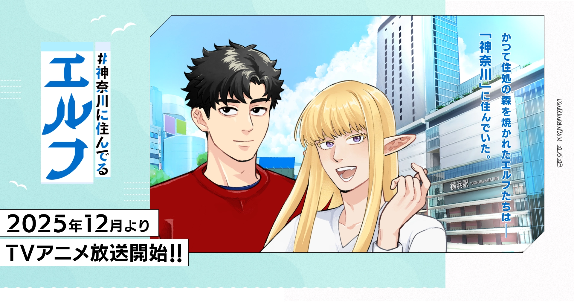 『#神奈川に住んでるエルフ』 実写ドラマ＆TVアニメ化記念フェア 全国の書店で開催♪