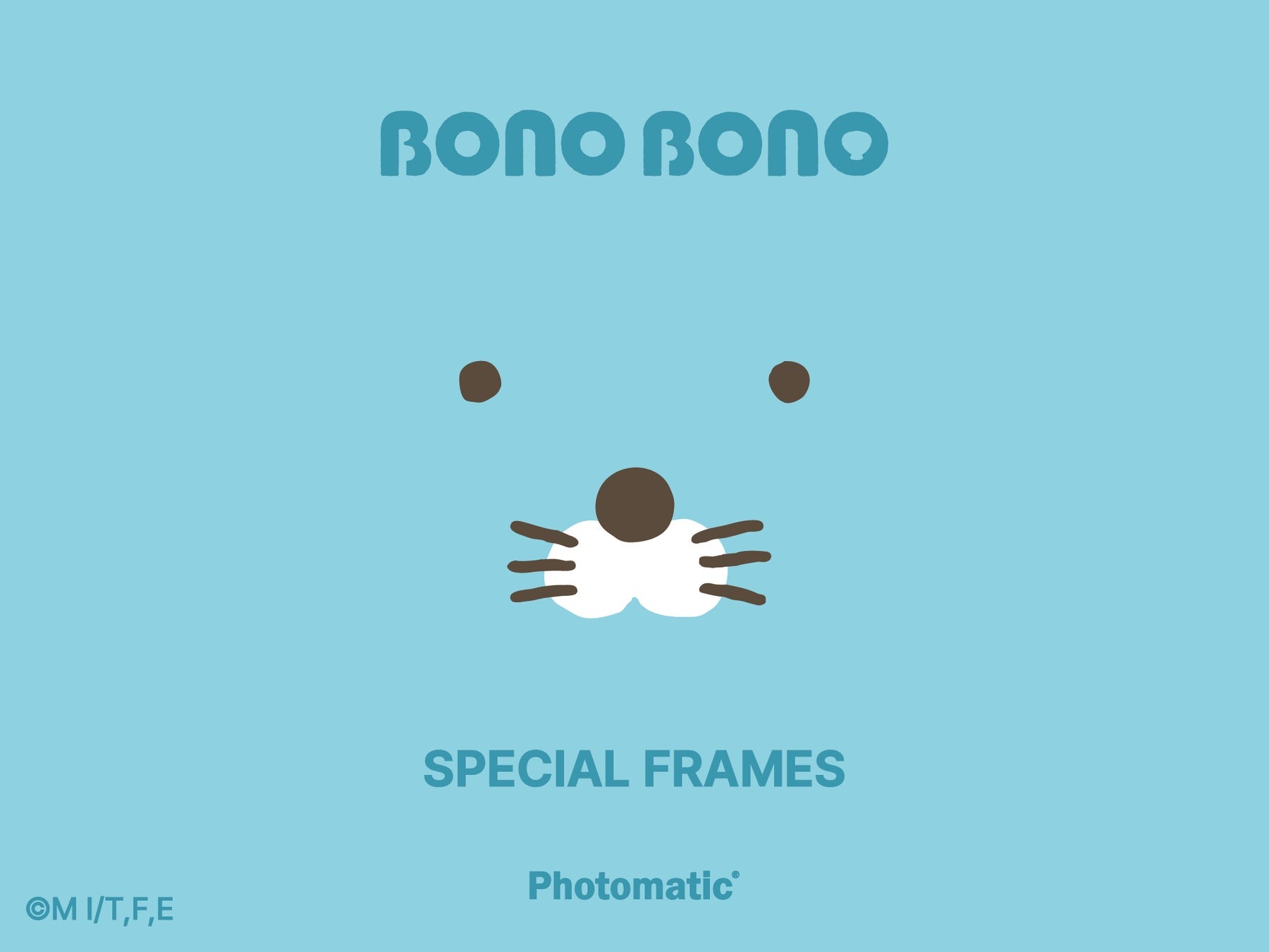 「Photomatic」と「ぼのぼの」のコラボフレームが10月14日より提供を開始!