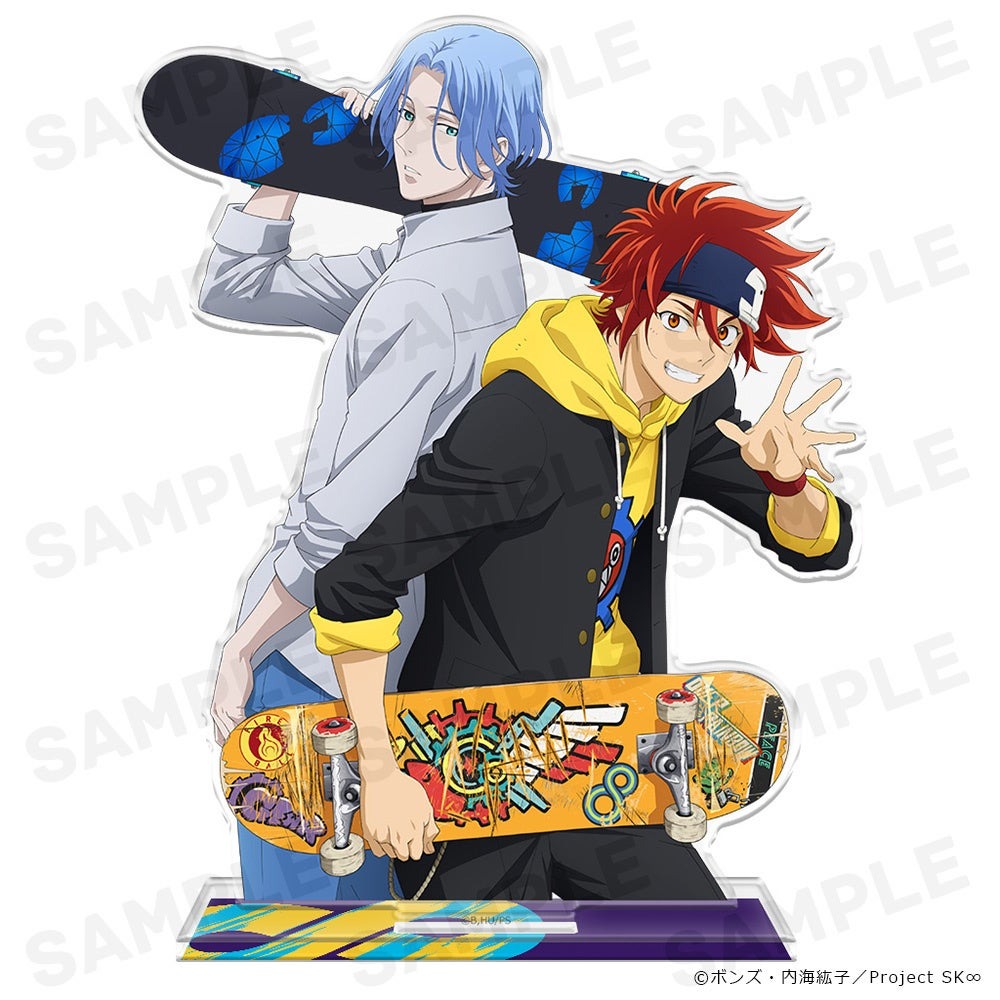 アニメ「SK∞ エスケーエイト」のアクリルスタンドが10月20日より受注開始