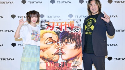 『刃牙博ッッ‼︎』開幕！えなこ＆棚橋が語る「一緒に過ごすならこのキャラ」トークが熱い！