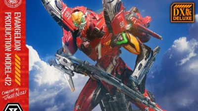 新たな“2号機”、出撃！プライム１スタジオより『ヱヴァンゲリヲン新劇場版』エヴァ2号機スタチューが登場【Josh Nizziコンセプトモデル】